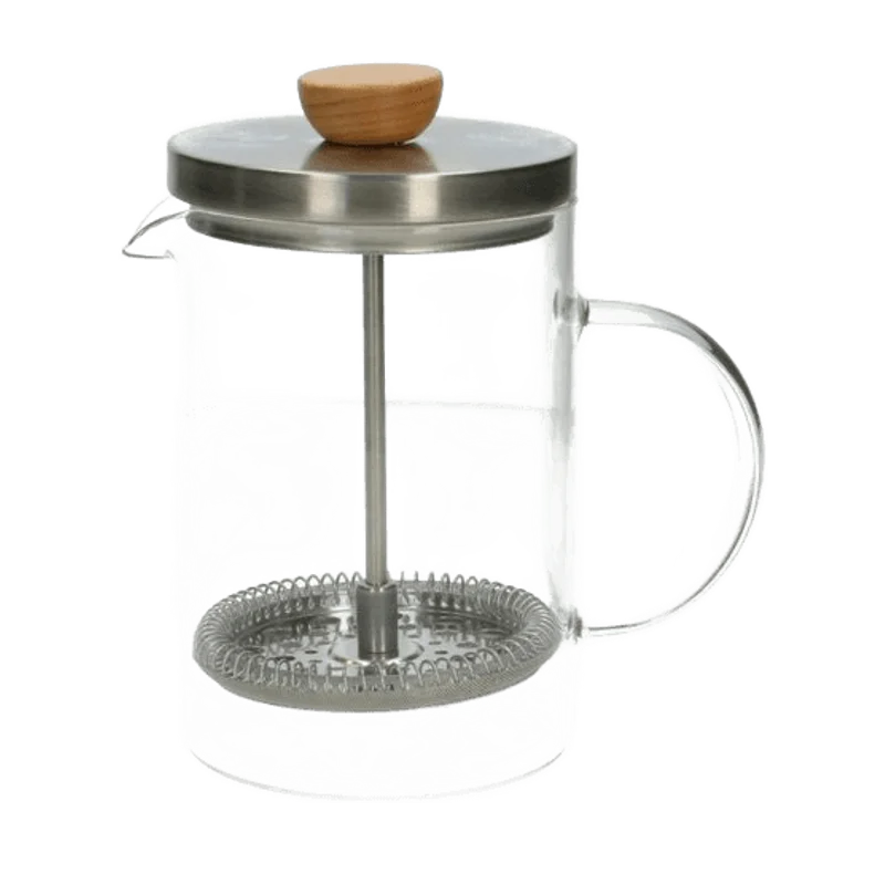 Dille & Kamille French press – RVS en glas, 600 ml
