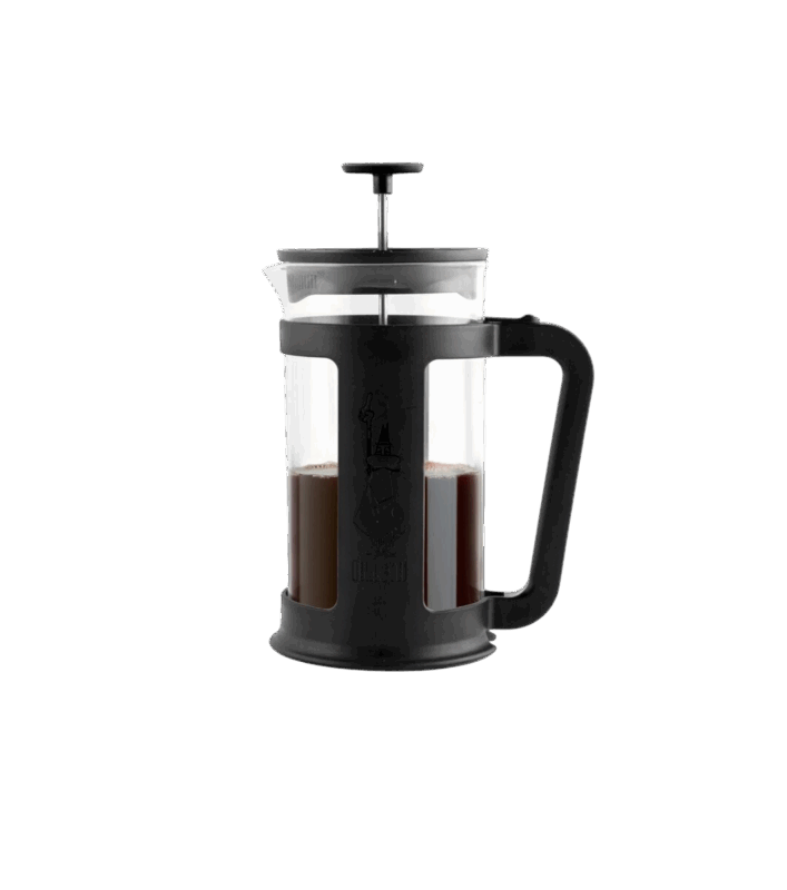 Bialetti Cafetiere SMART - Zwart - 350ml transparant