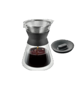 GEFU Koffiemaker met filter BUTIO THERMO 500 ml transparant