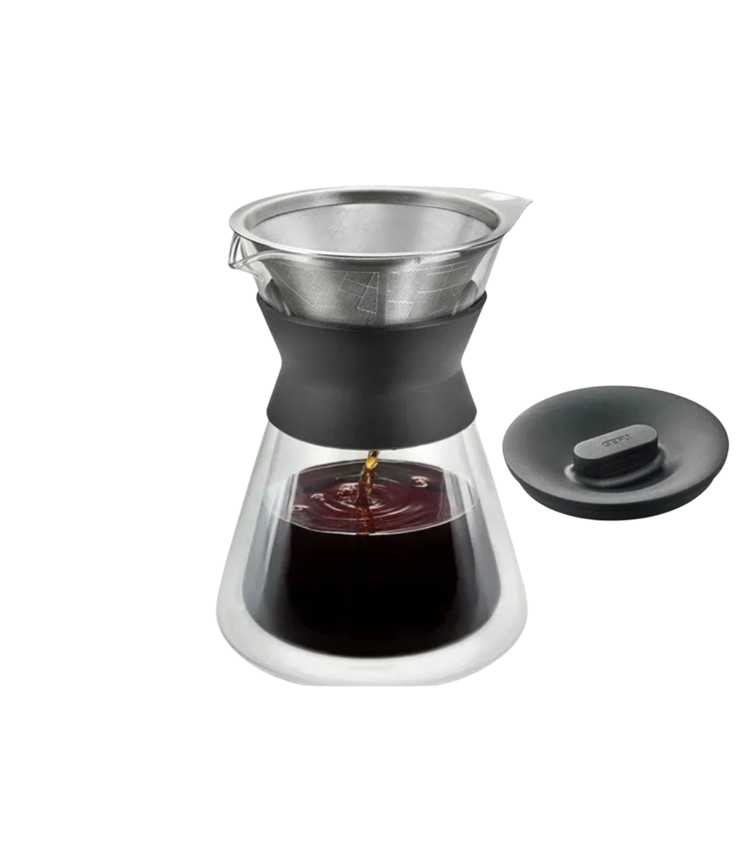 GEFU Koffiemaker met filter BUTIO THERMO 500 ml transparant